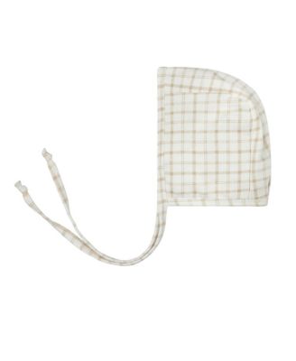 Unisex Modal French Terry Plaid Sheep Collection Footie + Bonnet - Baby