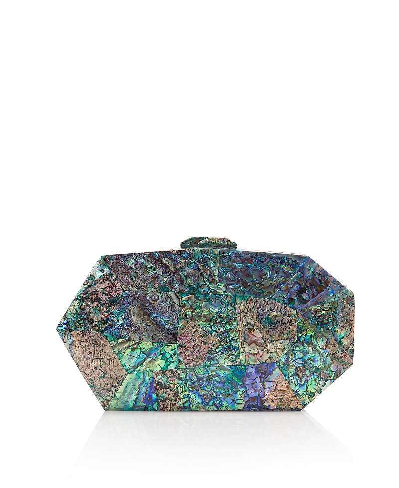 Freya Rose Jaya Green Clutch Bag
