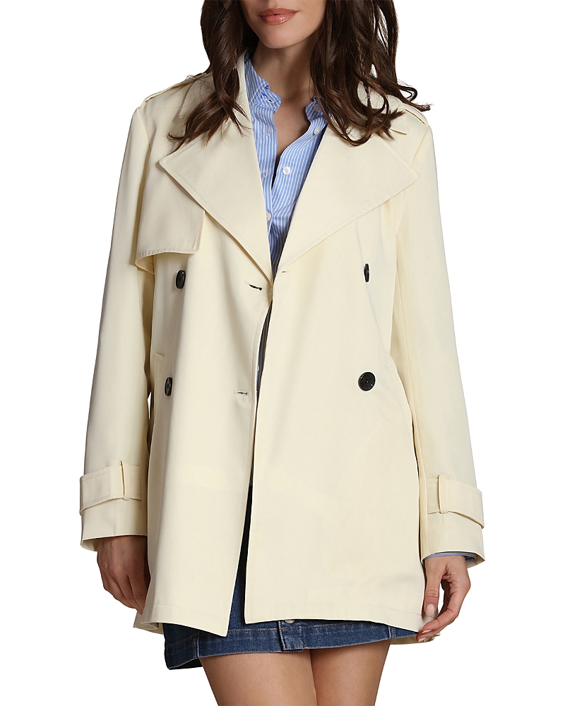Avec Les Filles Drapey Mid Length Trench Jacket