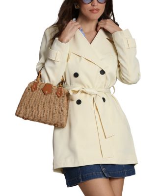 Drapey Mid Length Trench Jacket