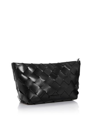 Melina Woven Leather Clutch