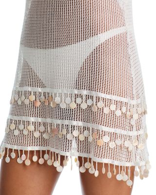 Embellished Mini Dress Swim Cover-Up - Exclusive