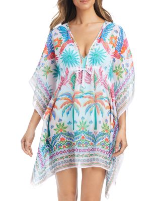 Deep V Cover Up Caftan