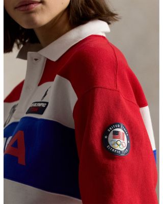 Team USA Graphic Polo Collar Pullover