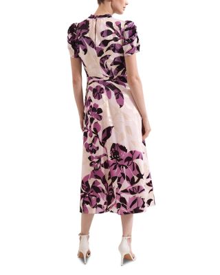Tilly Floral Burnout Midi Dress