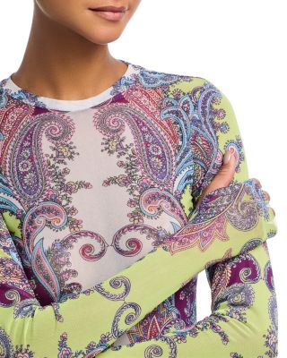 Kaylee Top in Citrus Paisley