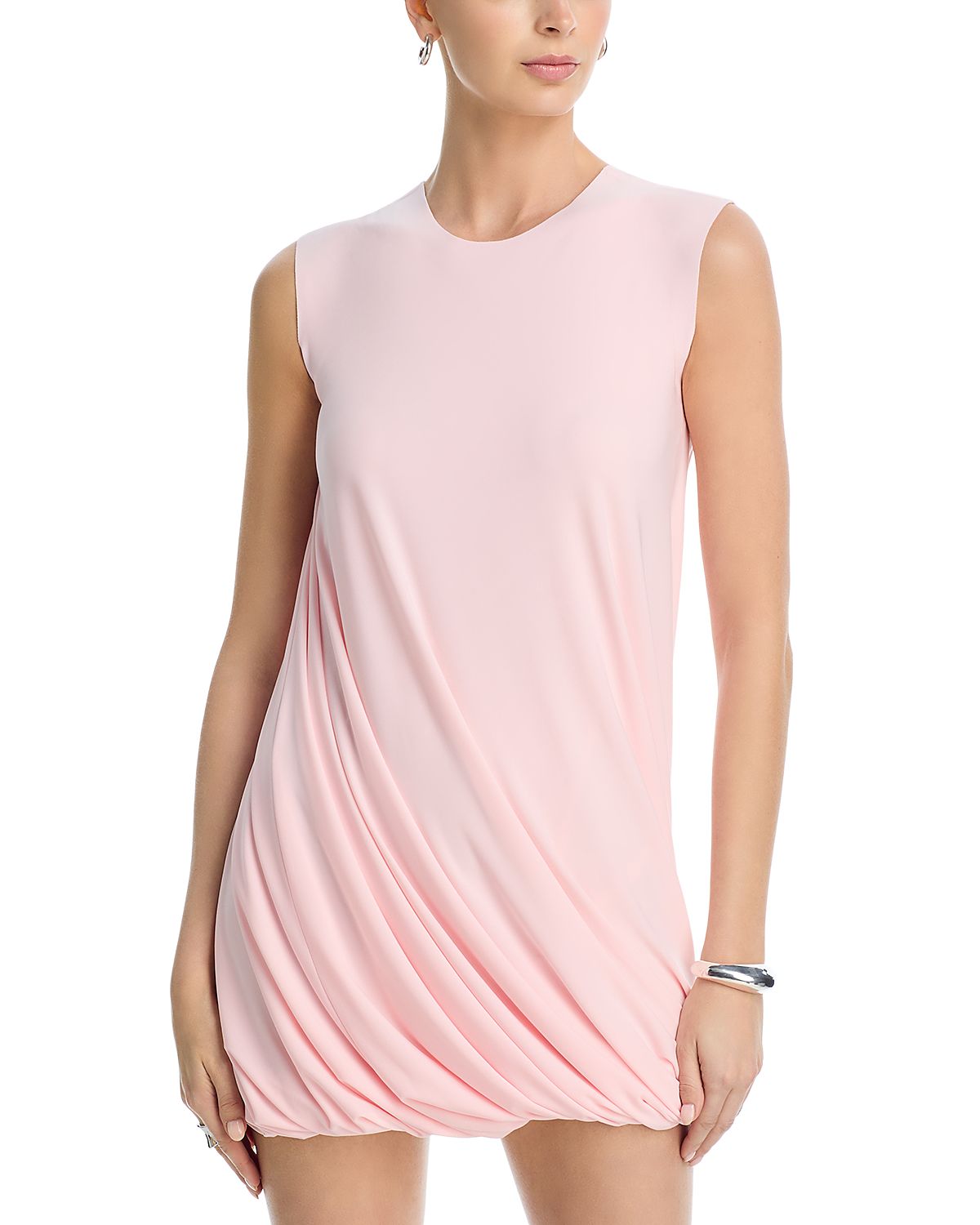 Norma Kamali Sleeveless Twist Mini Dress