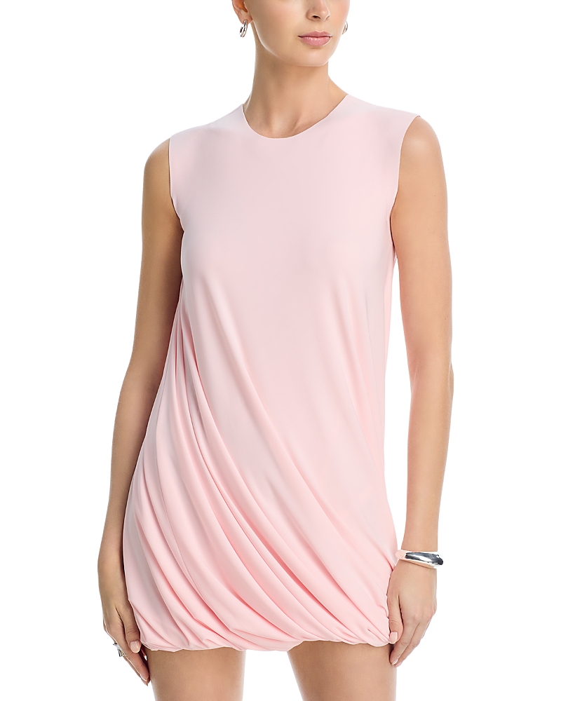 Norma Kamali Sleeveless Twist Mini Dress