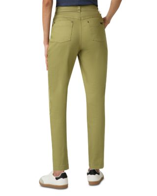 Crosshatch Mid Rise Straight Jeans in Indigo