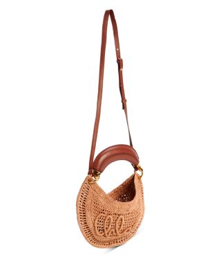Summer Banana Mini Raffia Bag