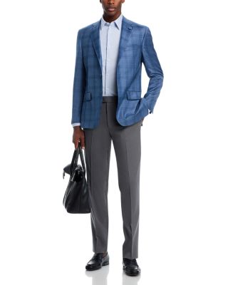 Classic Fit Plaid Sport Coat