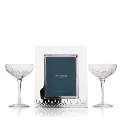 Lismore Essence Frame & Coupe Glasses Set