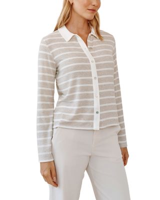 Contrast Placket Button Down Shirt