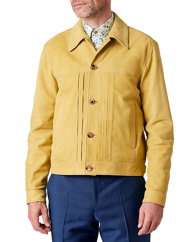 Paul Smith Leather Button Jacket