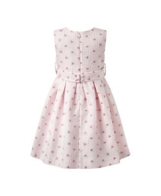 Girls' Heart Check Damask Dress - Little Kid, Big Kid