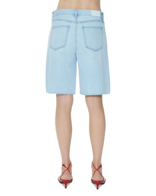 Nolan Relaxed Straight Cut Off Denim Shorts