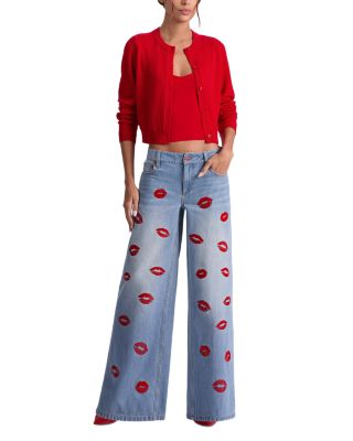 Amazing Low Rise Baggy Jeans in Denver Bright Blue