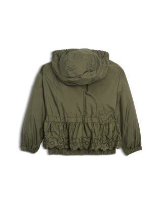 Girls' Manolya Embroidered Flowers Hooded Rain Jacket - Little Kid, Big Kid