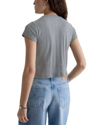 Sadie Crewneck Cropped Tee