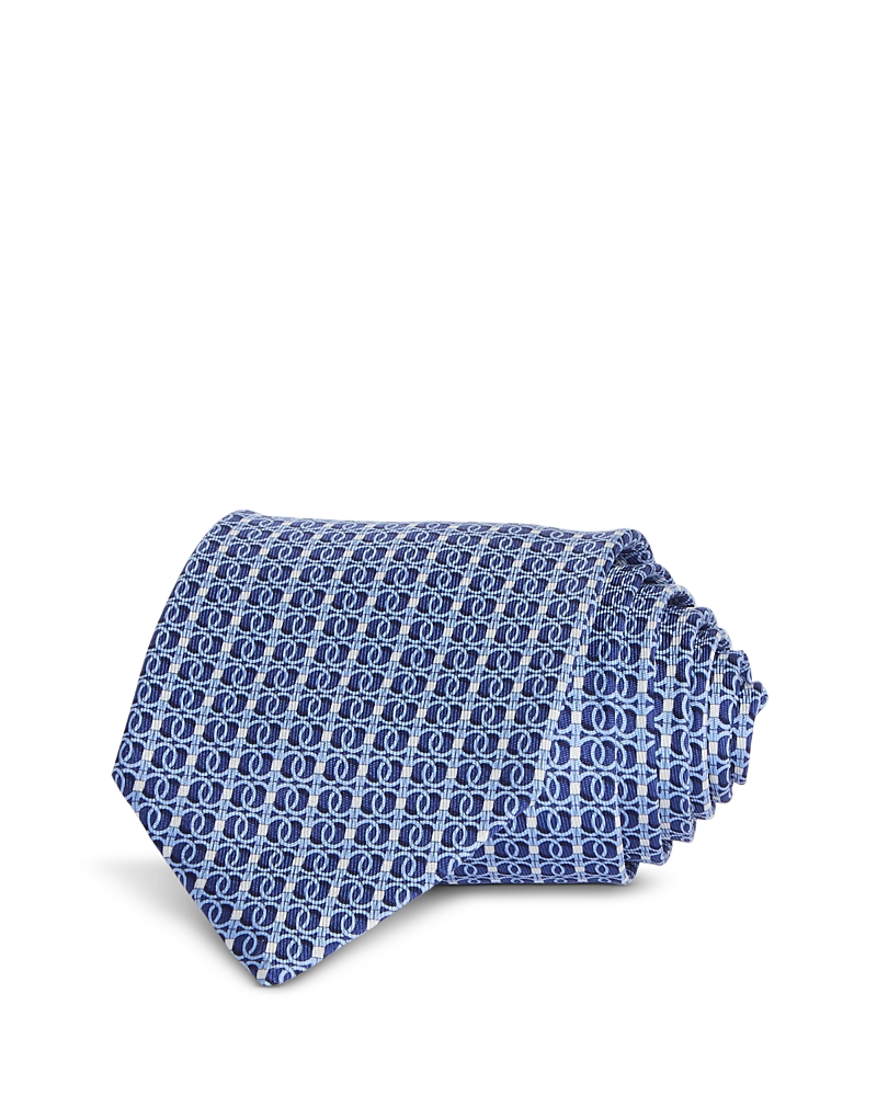 Ferragamo Silk Classic Gancini Link Tie · OS