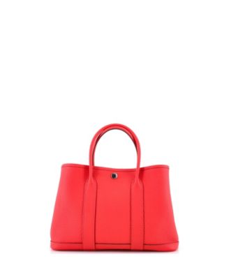 30 Garden Party Tote Leather