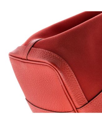 30 Garden Party Tote Toile and Leather