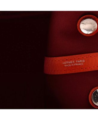 30 Garden Party Tote Toile and Leather