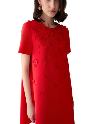 3D Floral Shift Dress