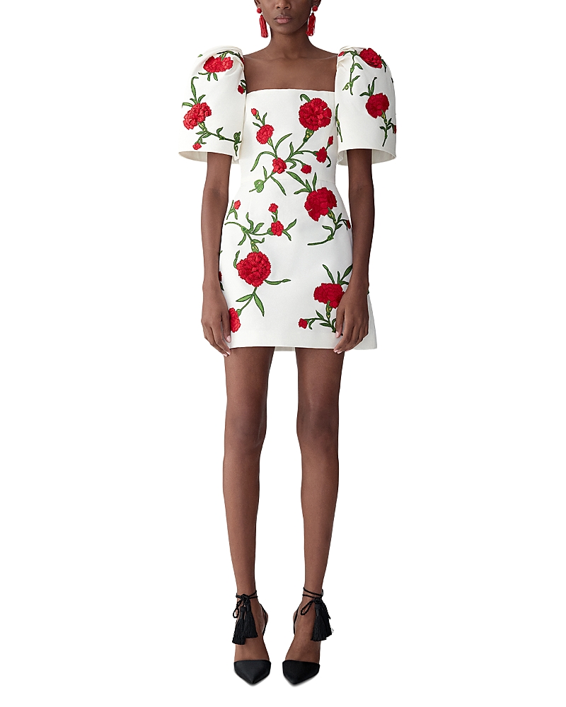 Carolina Herrera Silk Square Neck Mini Dress · 2