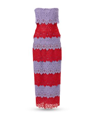 Strapless Lace Dress