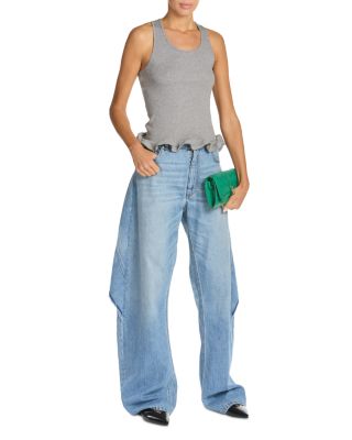 Frilled Hem Tank Top