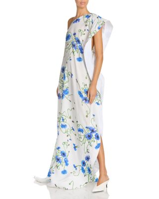 Envers Satin Asymmetrical Dress