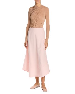 Silk Midi Skirt
