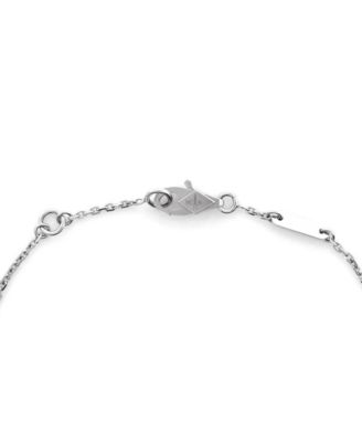  Sweet Alhambra Bracelet 18K White Gold and Diamonds
