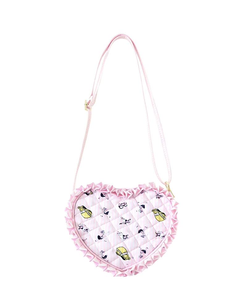 Bits & Bows Girls' Eloise Nyc Taxi Cab Ruffle Heart Purse - Little Kid, Big Kid