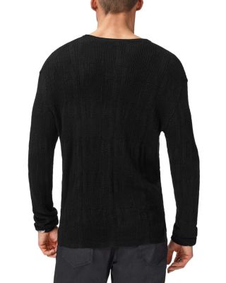 Vinny Broken Pattern Henley Shirt