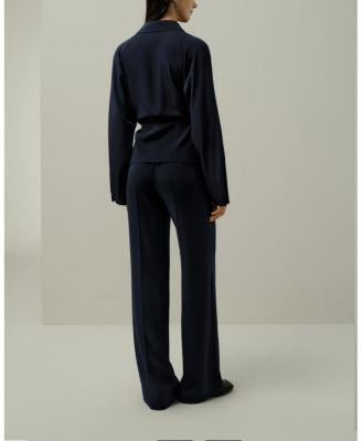 Multipositional Silk Shirt