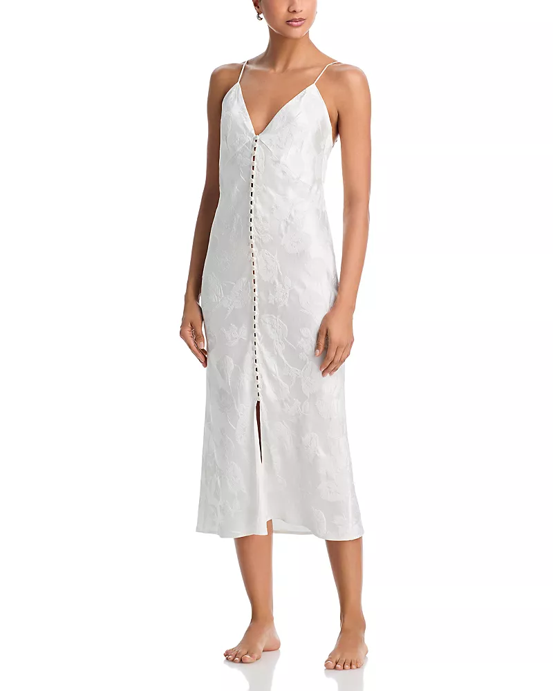 Olivia von Halle Silk Slip Dress