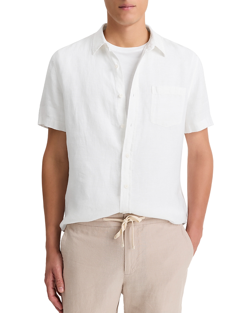 Vince Short Sleeve Linen Shirt
