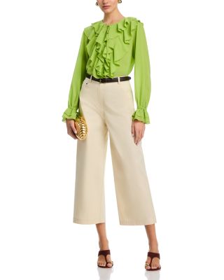 Tobi Exaggerated Ruffle Blouse