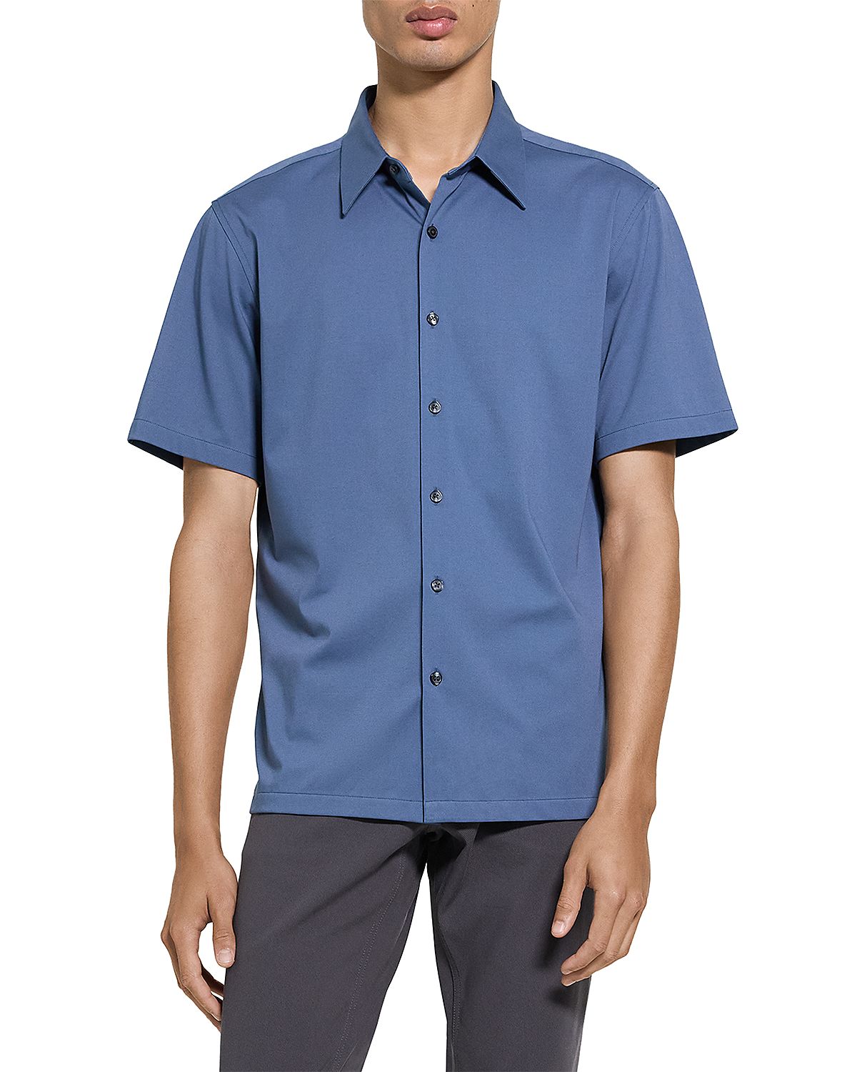 Theory Irving Regular Fit Short Sleeve Shirt