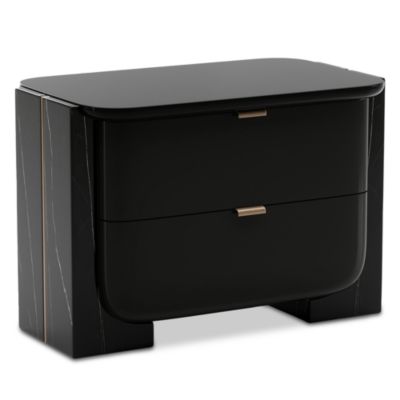 Overlap Large Nightstand, Dark