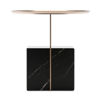 Overlap Nightstand Base, Dark