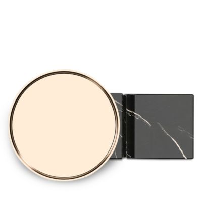 Overlap Nightstand Base, Dark