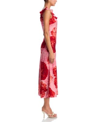 Scarlett Ruffle Neck Dress