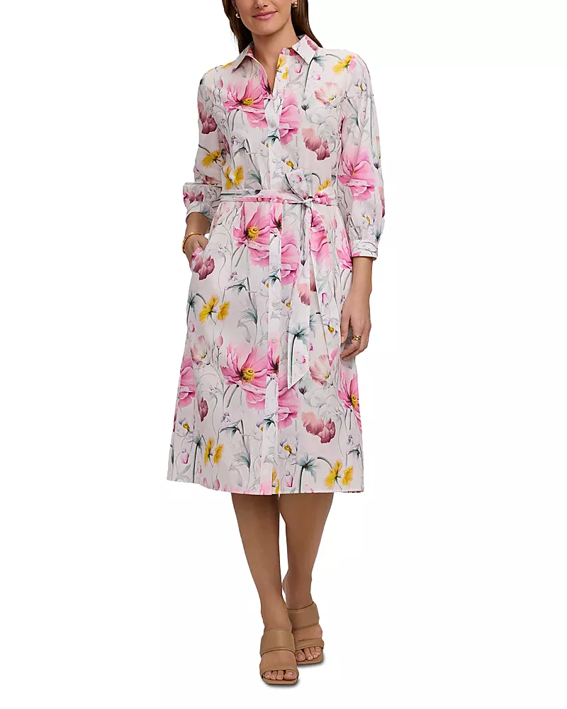 Foxcroft Esther Floral Print Dress