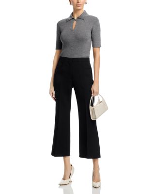 Wool Short Sleeve Polo T Shirt