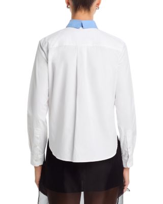 Contrast Trim Baby Shirt