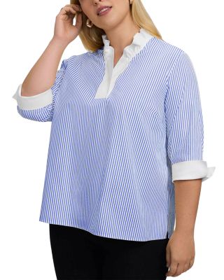 Tammy 3/4 Sleeve Stripe Shirt