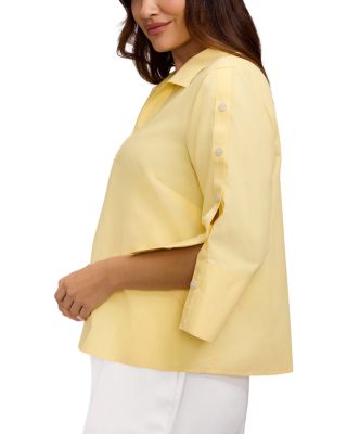 Lainey 3/4 Sleeve Popover Blouse